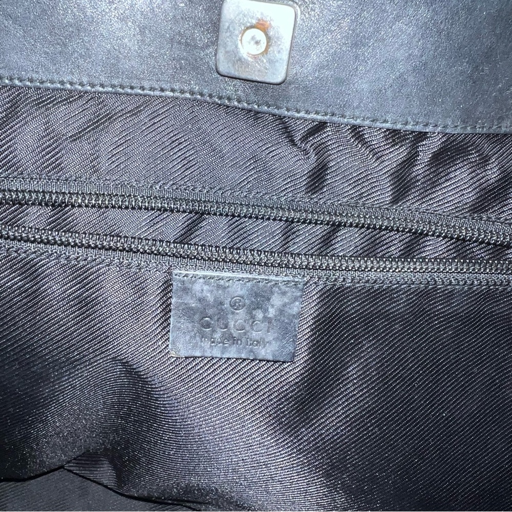 Black Gucci Mono Tote - Picture 12 of 13